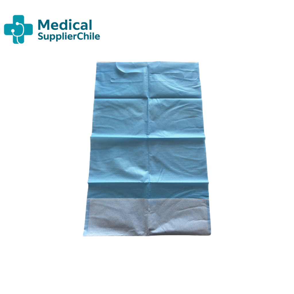 baberos desechables impermeables con bolsillo recolector de fluidos