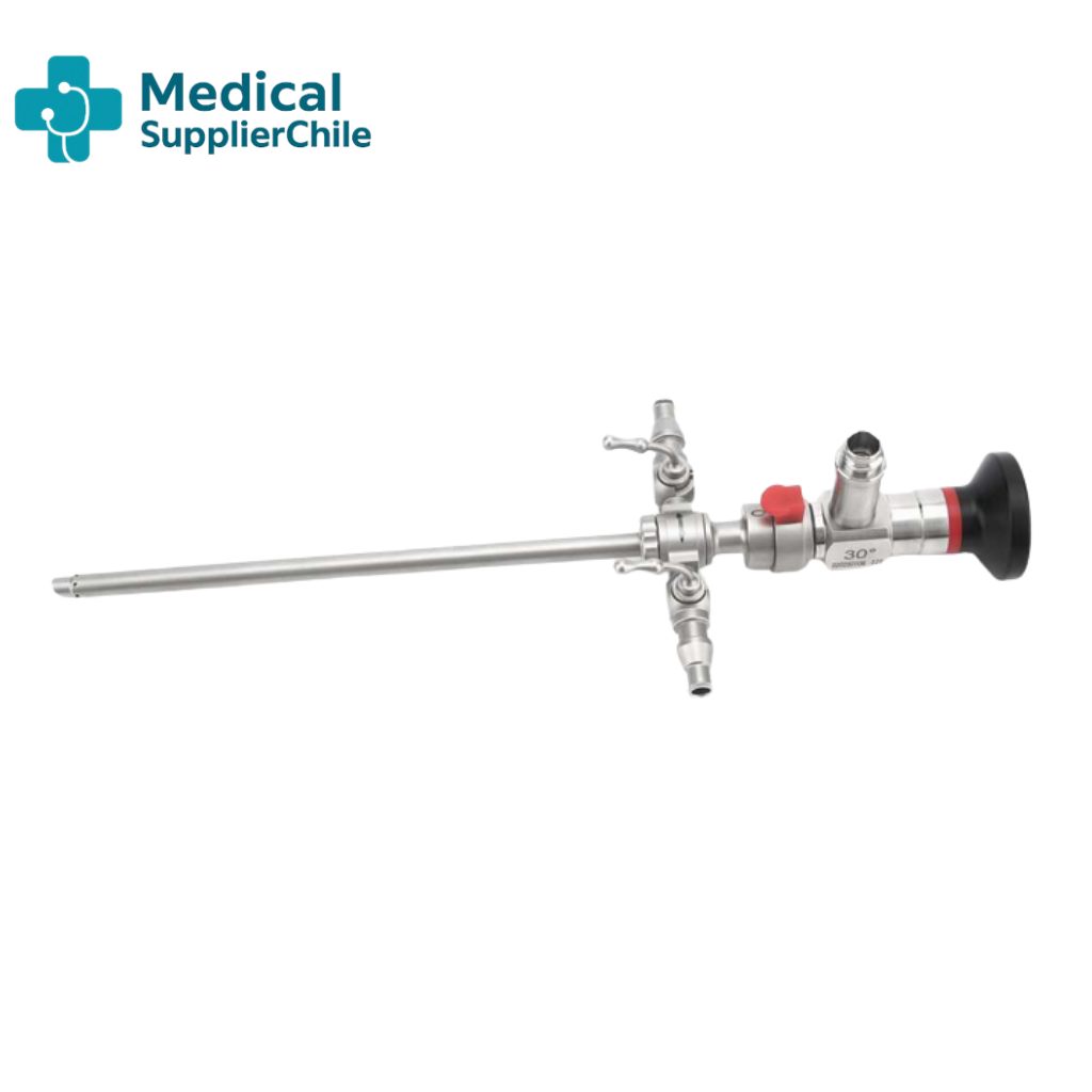 óptica rígida 30 grados con llaves de irrigación para cistoscopia