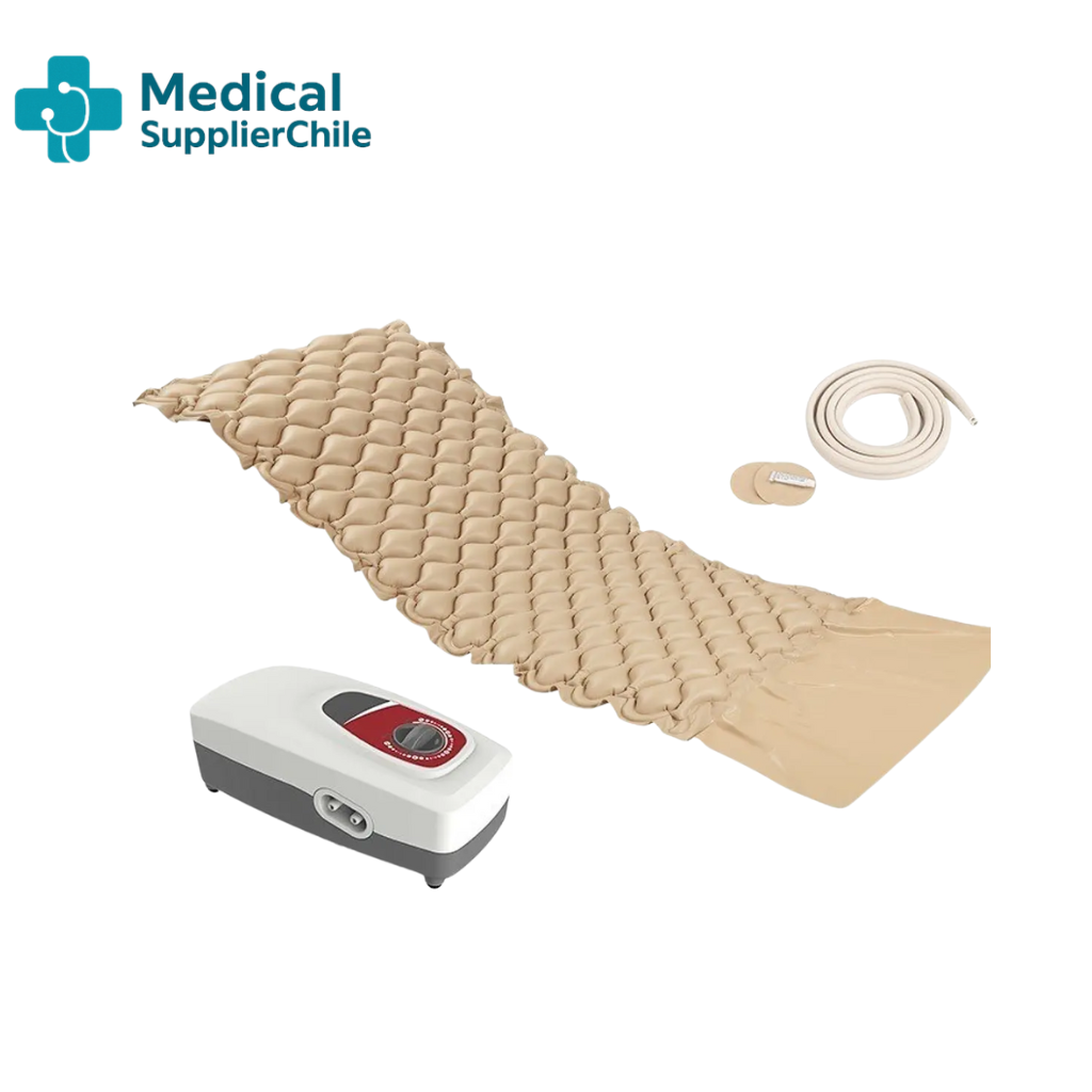kit completo colchón antiescaras de aire tipo burbuja con motor compresor y repuestos