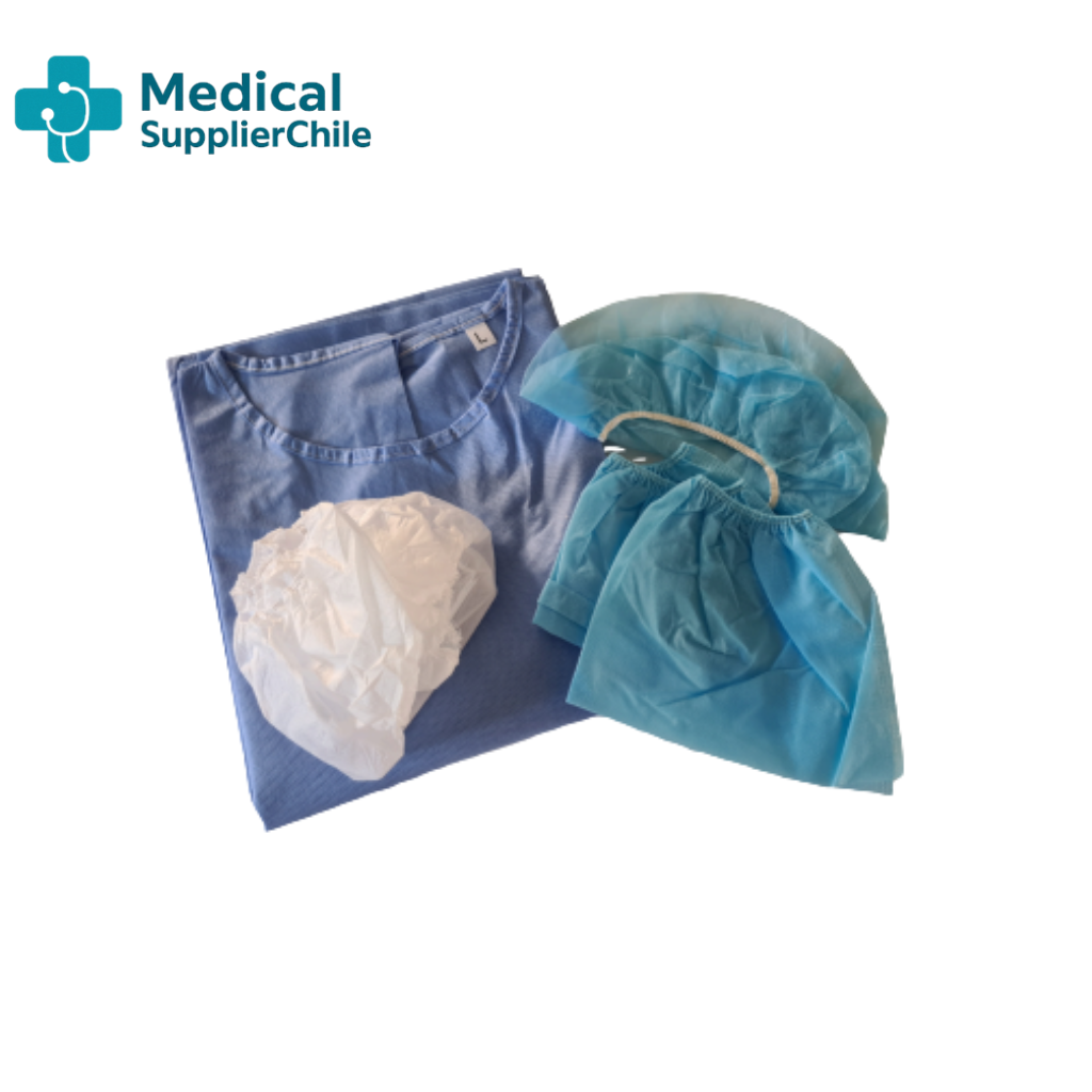 set de ropa medica desechable paciente
